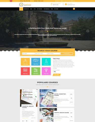 Academic Education WordPress Theme