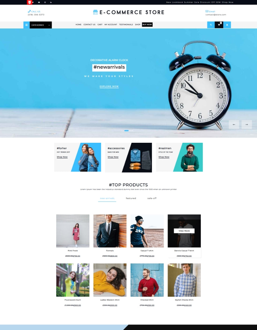 Free Ecommerce WordPress Theme