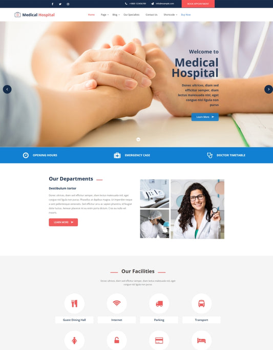 Free Medical WordPress Theme