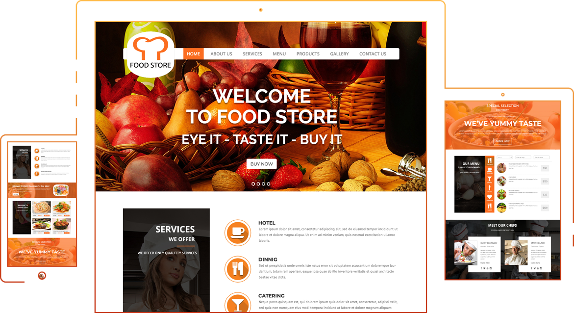 Food Restaurant WordPress Theme