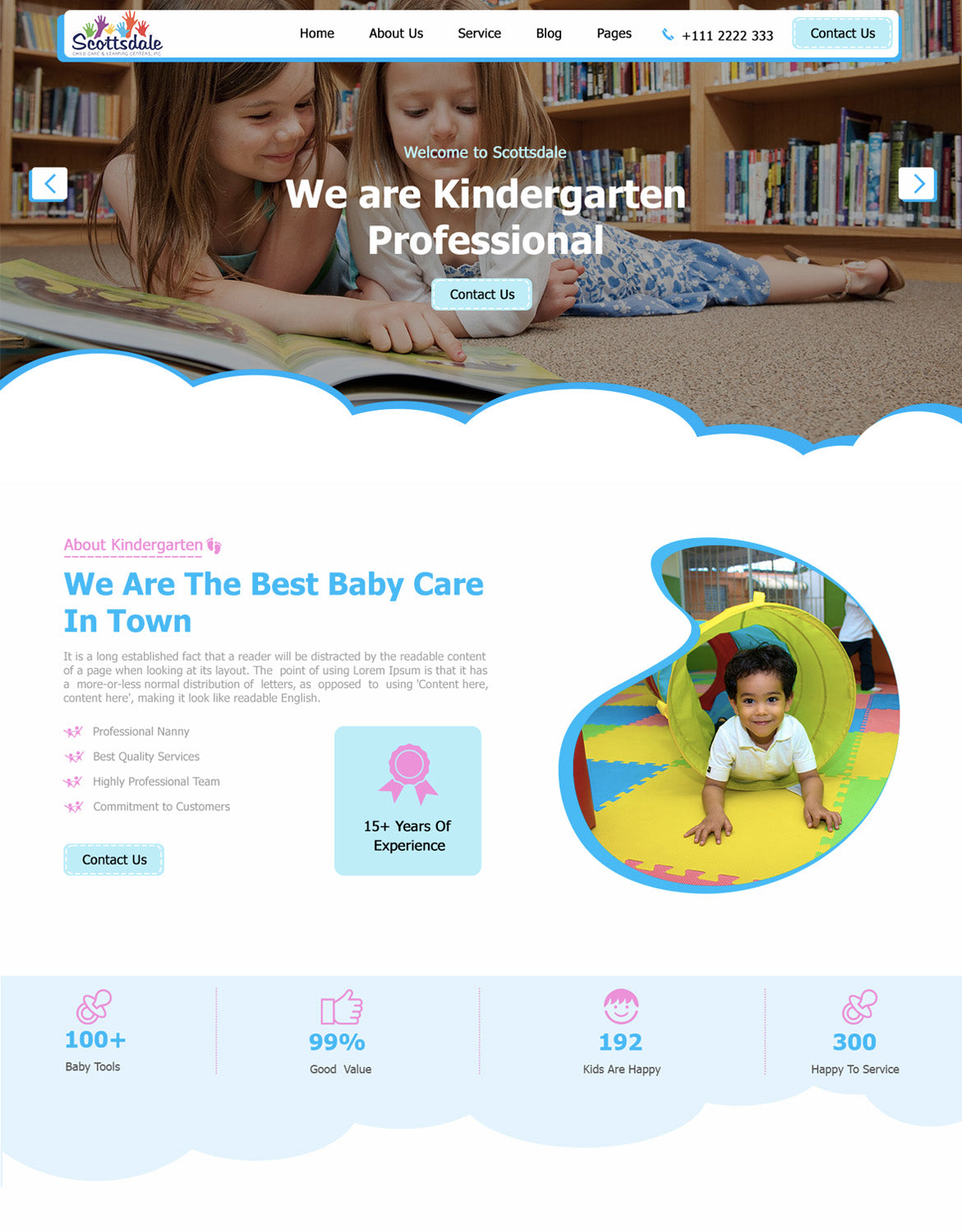 Free Nursery School WordPress Theme