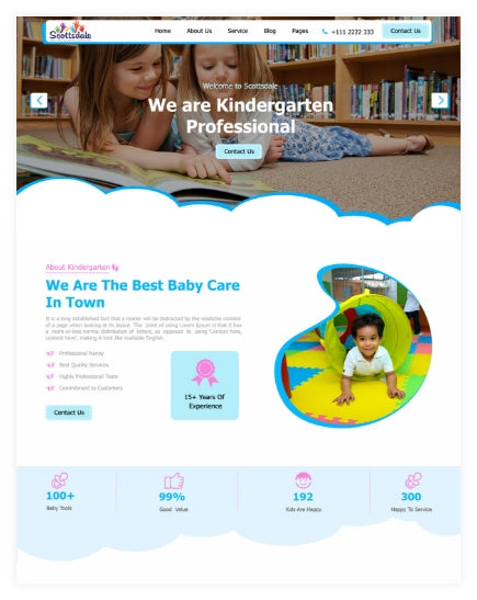 Nursery School Premium WordPress Theme