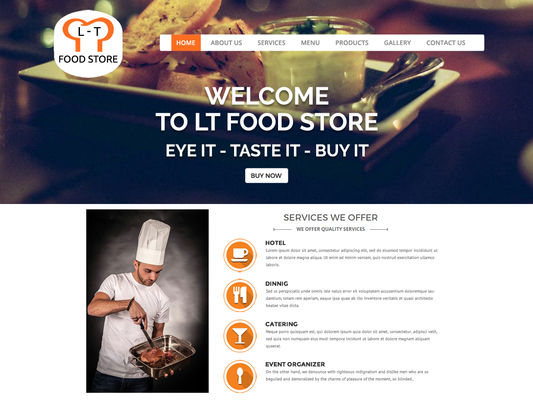 WP Food Restaurant Wordpress Theme