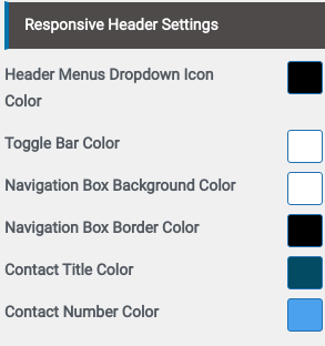 Set Header contact 